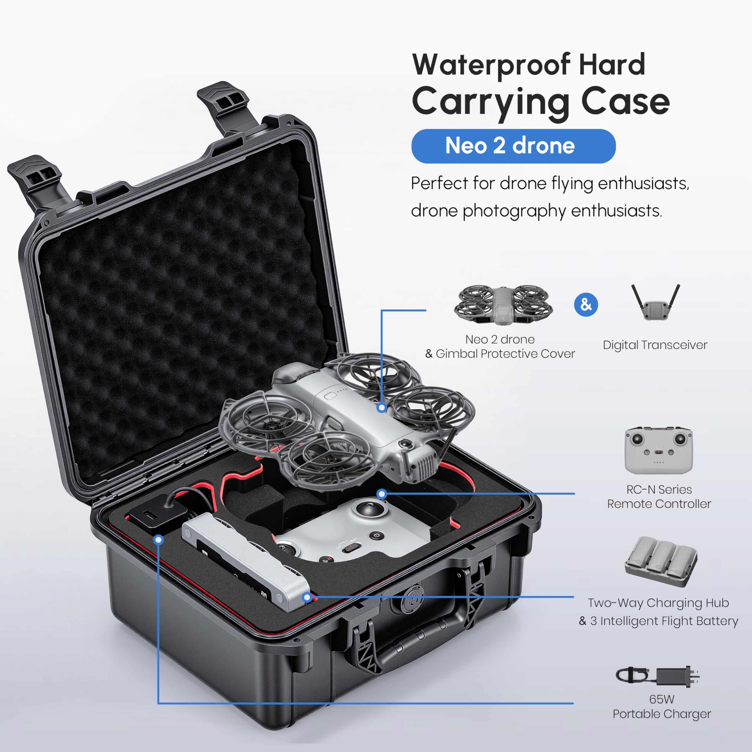 حقيبة NEO 2، حقيبة حمل صلبة مق - مراجعة Drone Lidar وسعره