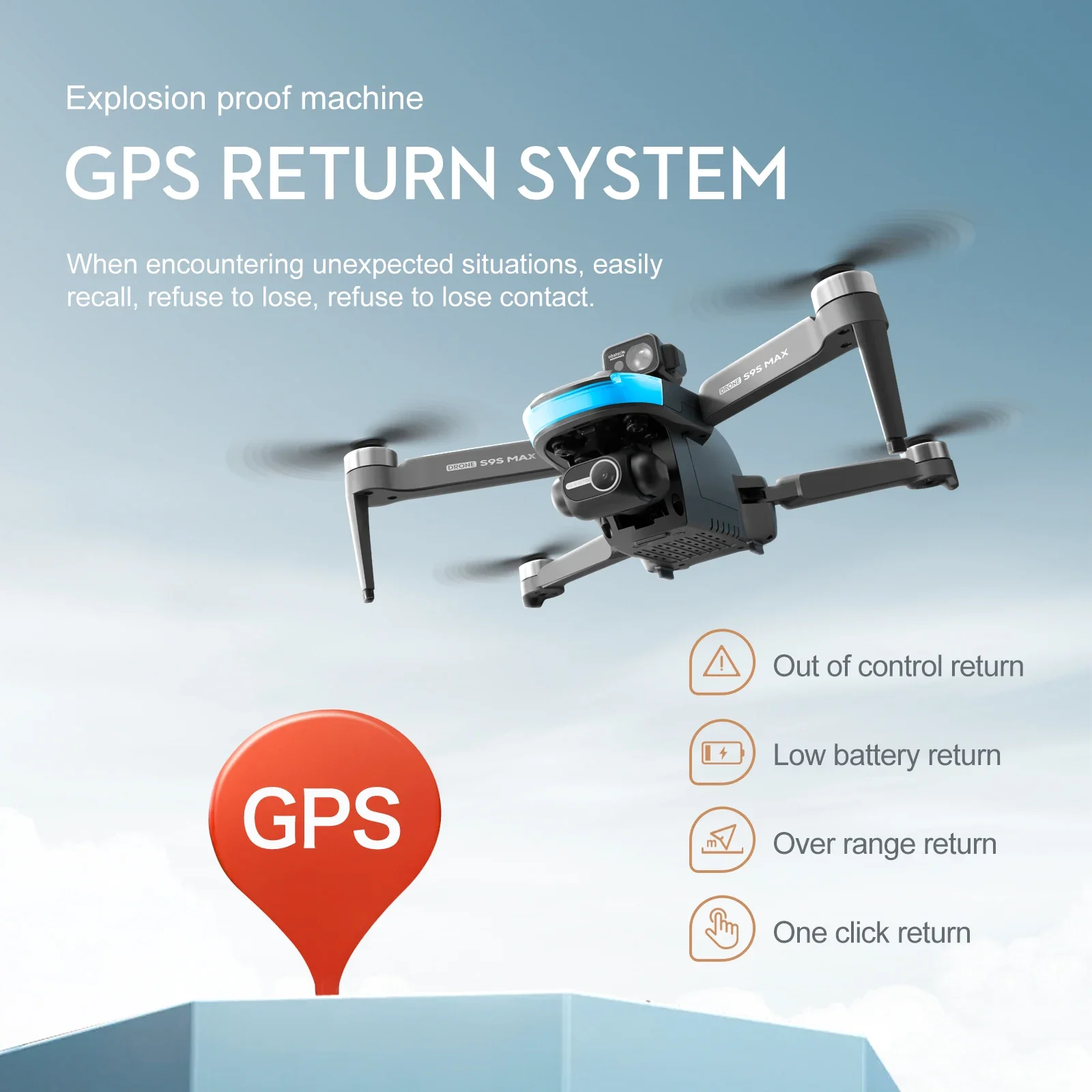جديد S9S ماكس طائرة صغيرة بدون - مراجعة Drone Mapping وسعره