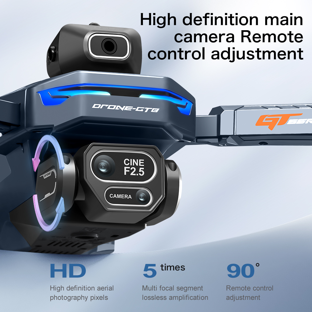 طائرة بدون طيار GT8 HD الجديدة - مراجعة Drone Lidar وسعره