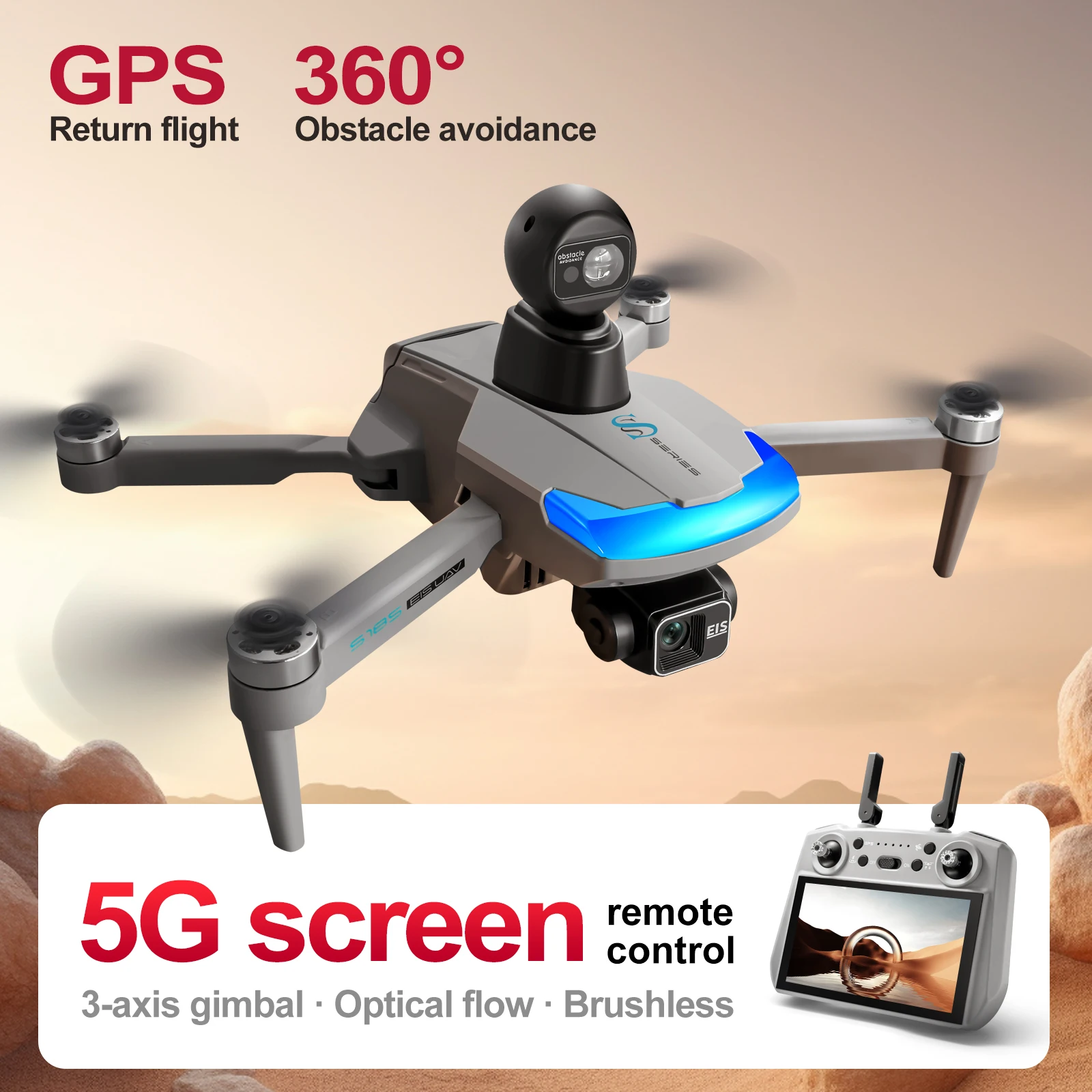 طائرة بدون طيار احترافية S185  - مراجعة Drone Multispectral وسعره