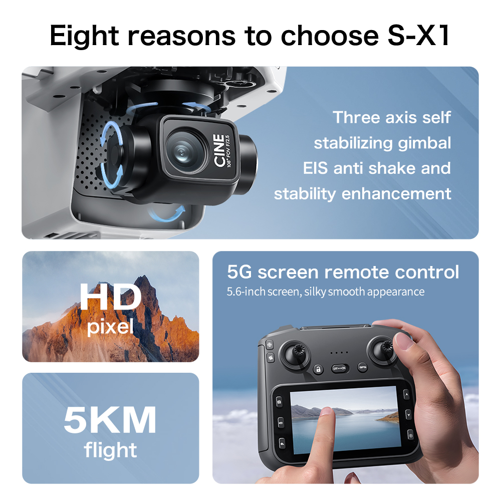 طائرة بدون طيار S-X1 الأصلية ب - مراجعة Drone Lidar وسعره