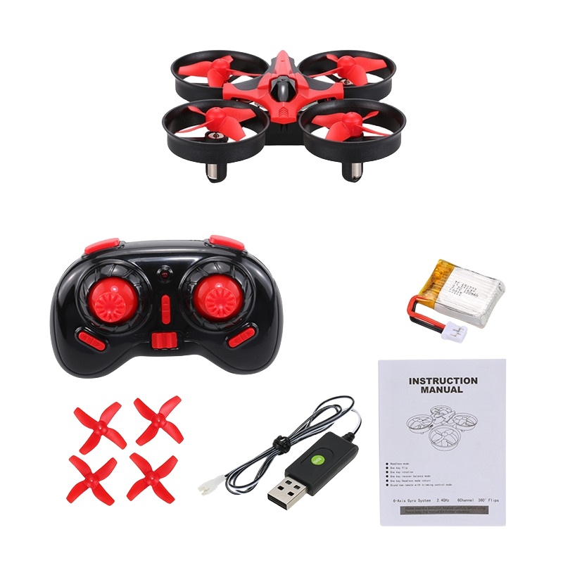Mini 2.4G 4CH 4-Axis Gyro NH-0 - مراجعة Eachine Drone E010 وسعره
