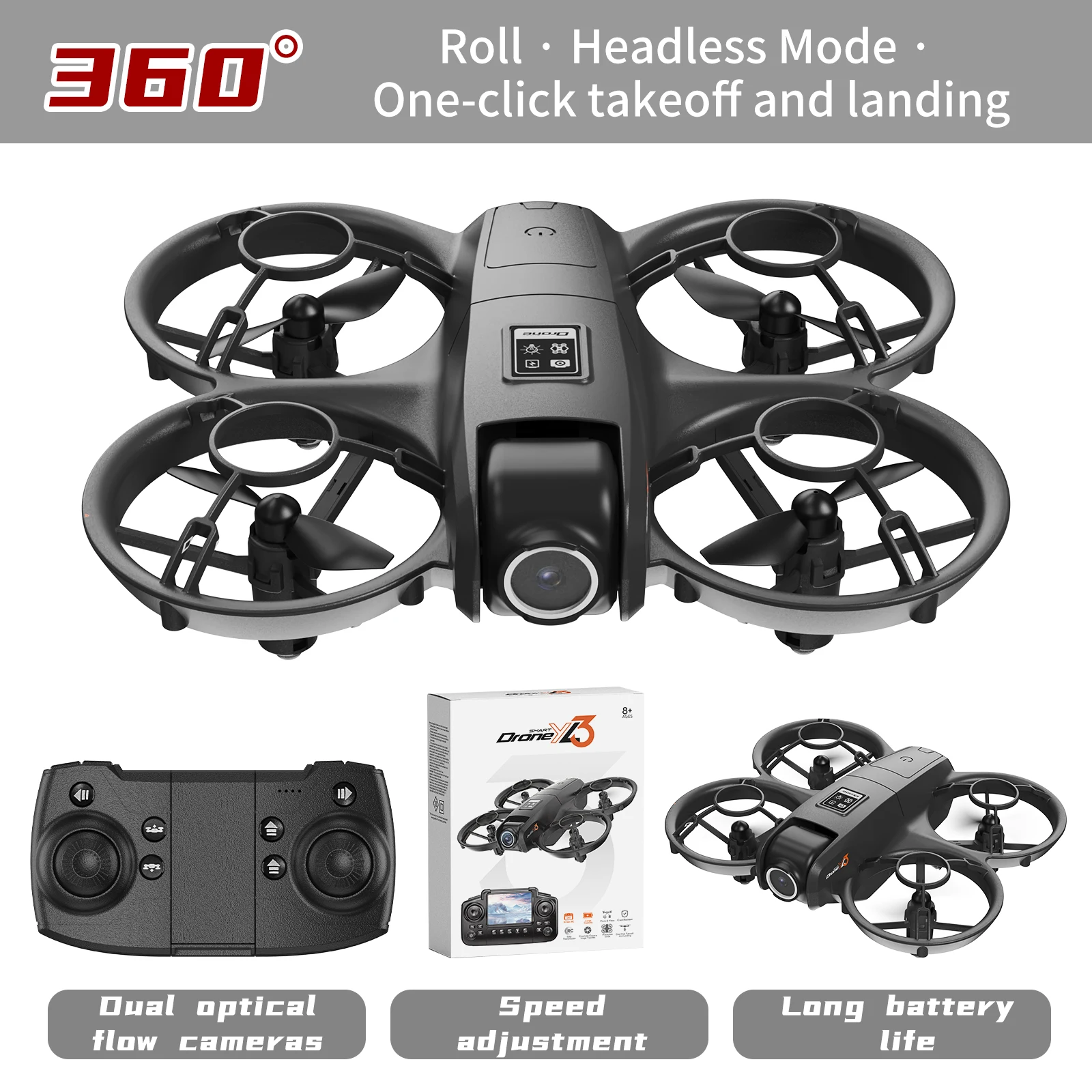 طائرة بدون طيار YL3 RC جديدة ب - مراجعة Drone Lidar وسعره